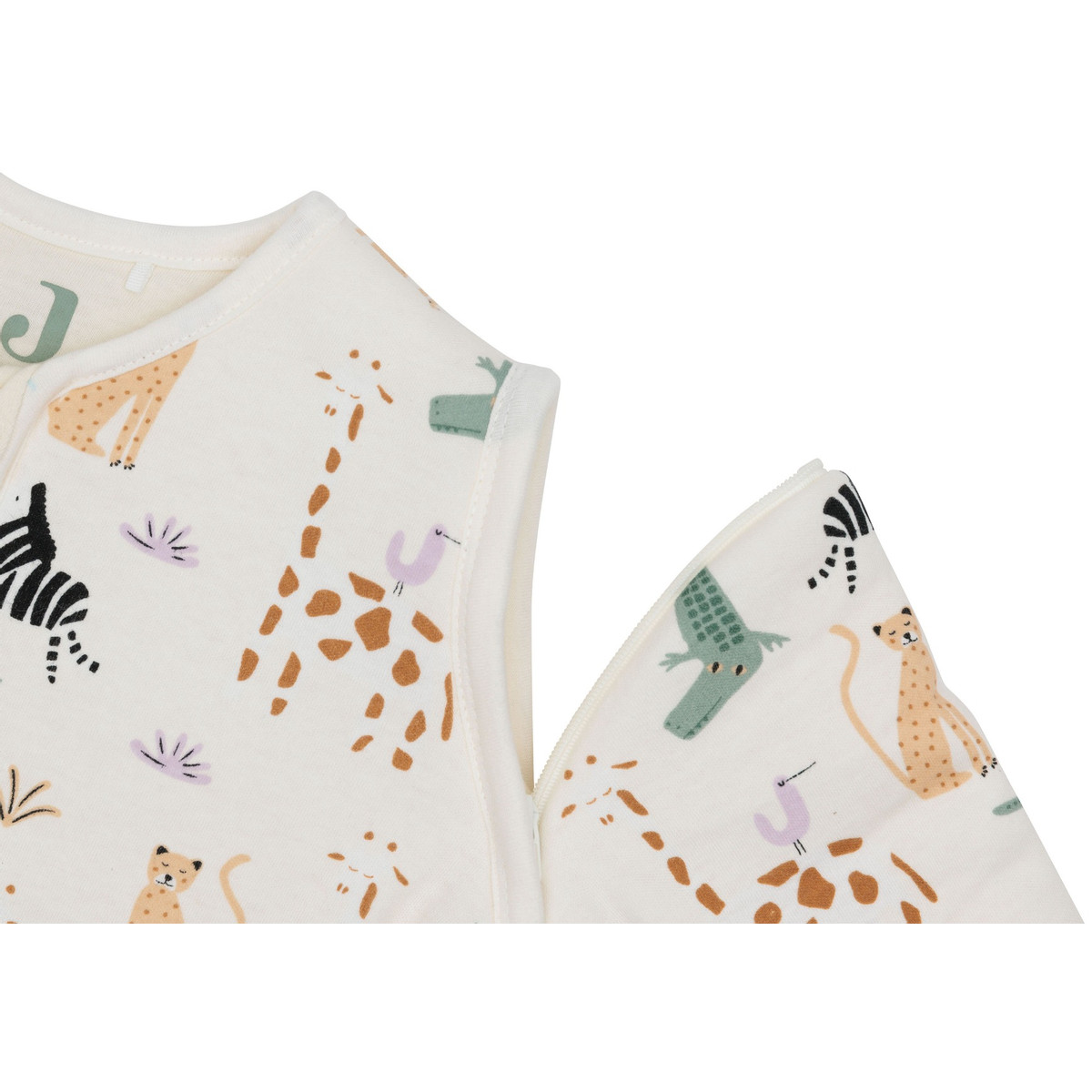 Jollein Jungle Jambo 90 cm Slaapzak met Afritsbare Mouwen