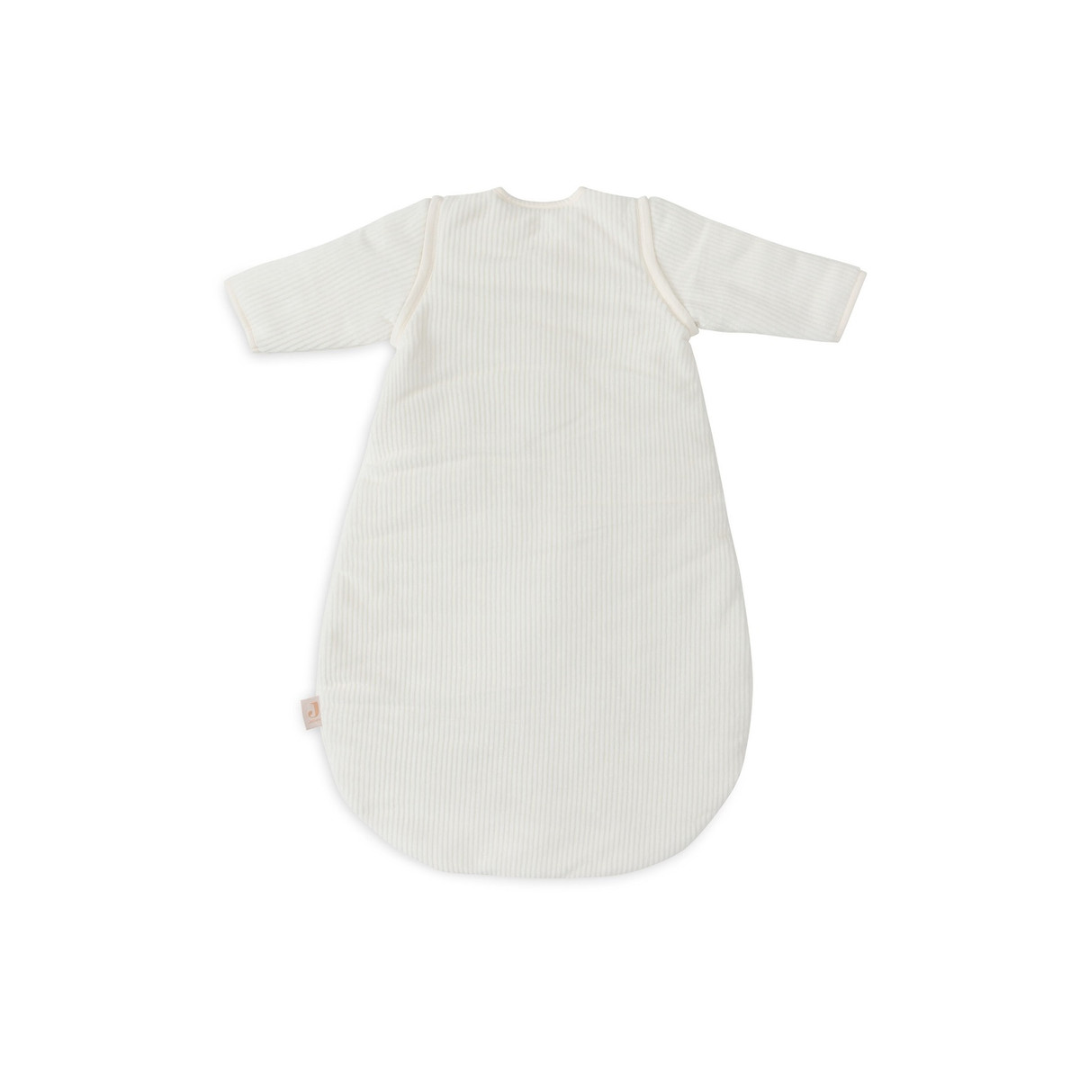 Jollein Rib Ivory Round 110 cm Slaapzak met Afritsbare Mouwen