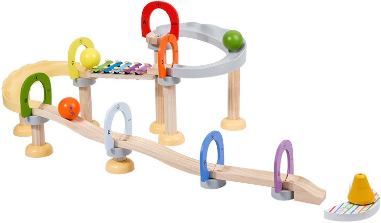 Eco Toys Houten XL Knikkerbaan