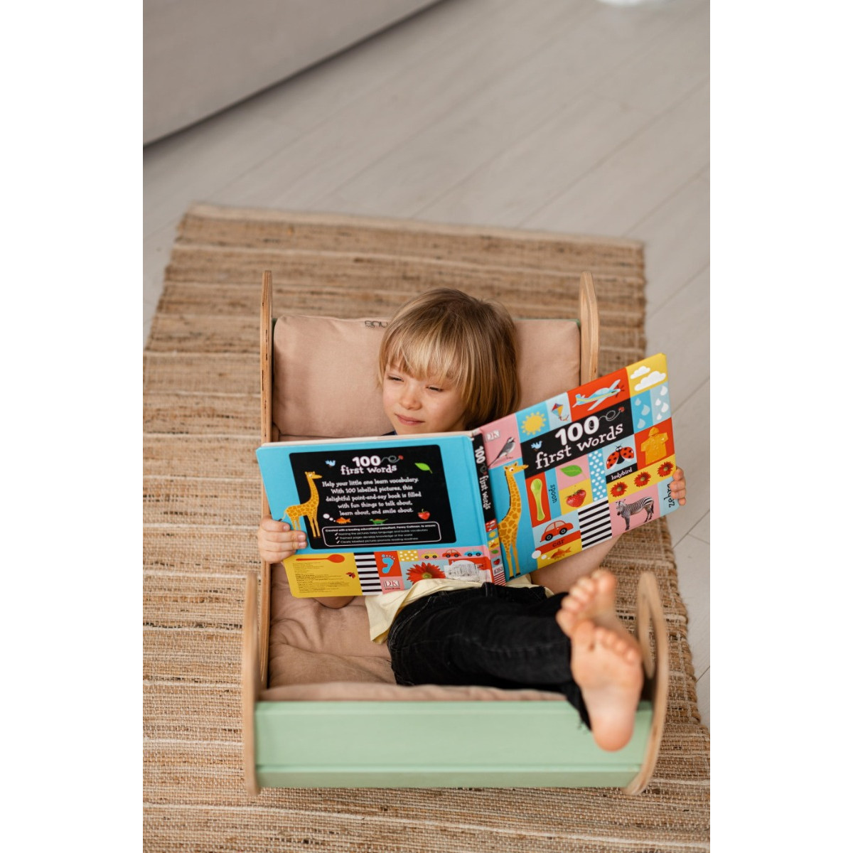 Luna Toys Beige Matras voor Schommelstoel