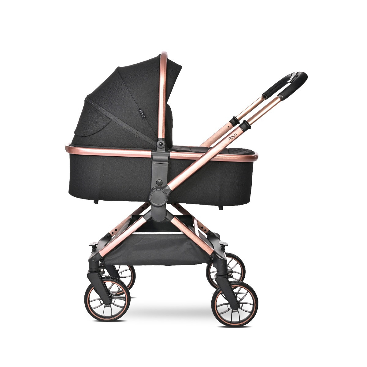 Lorelli Reya Black 3-in-1 Kinderwagen incl. Autostoel