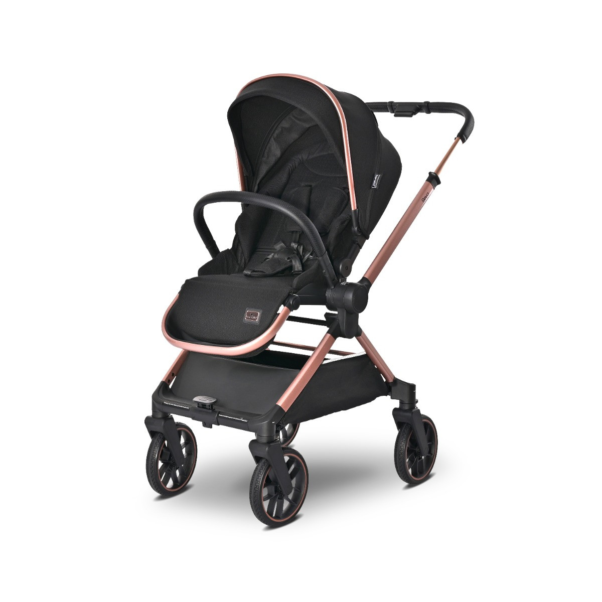 Lorelli Reya Black 3-in-1 Kinderwagen incl. Autostoel