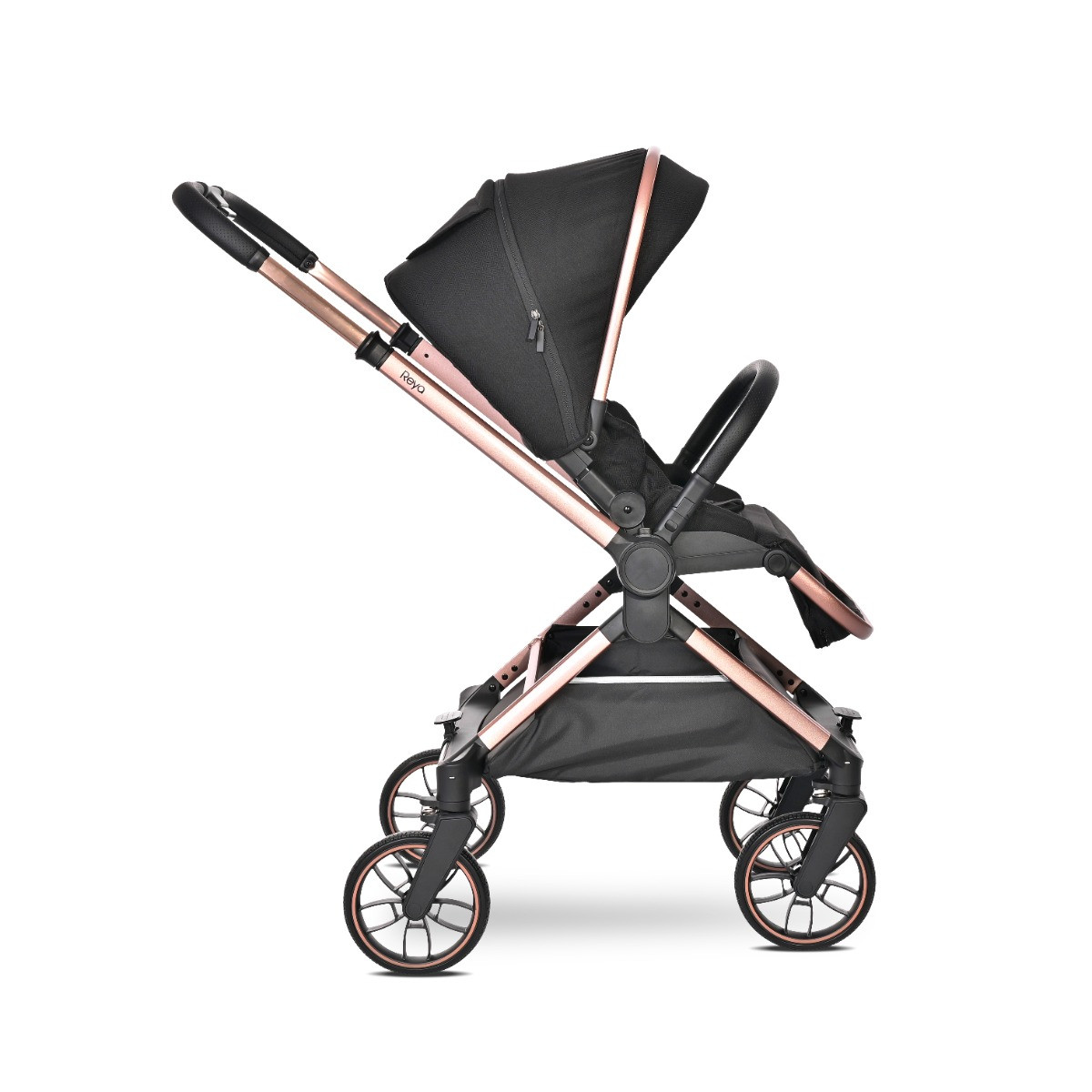 Lorelli Reya Black 3-in-1 Kinderwagen incl. Autostoel