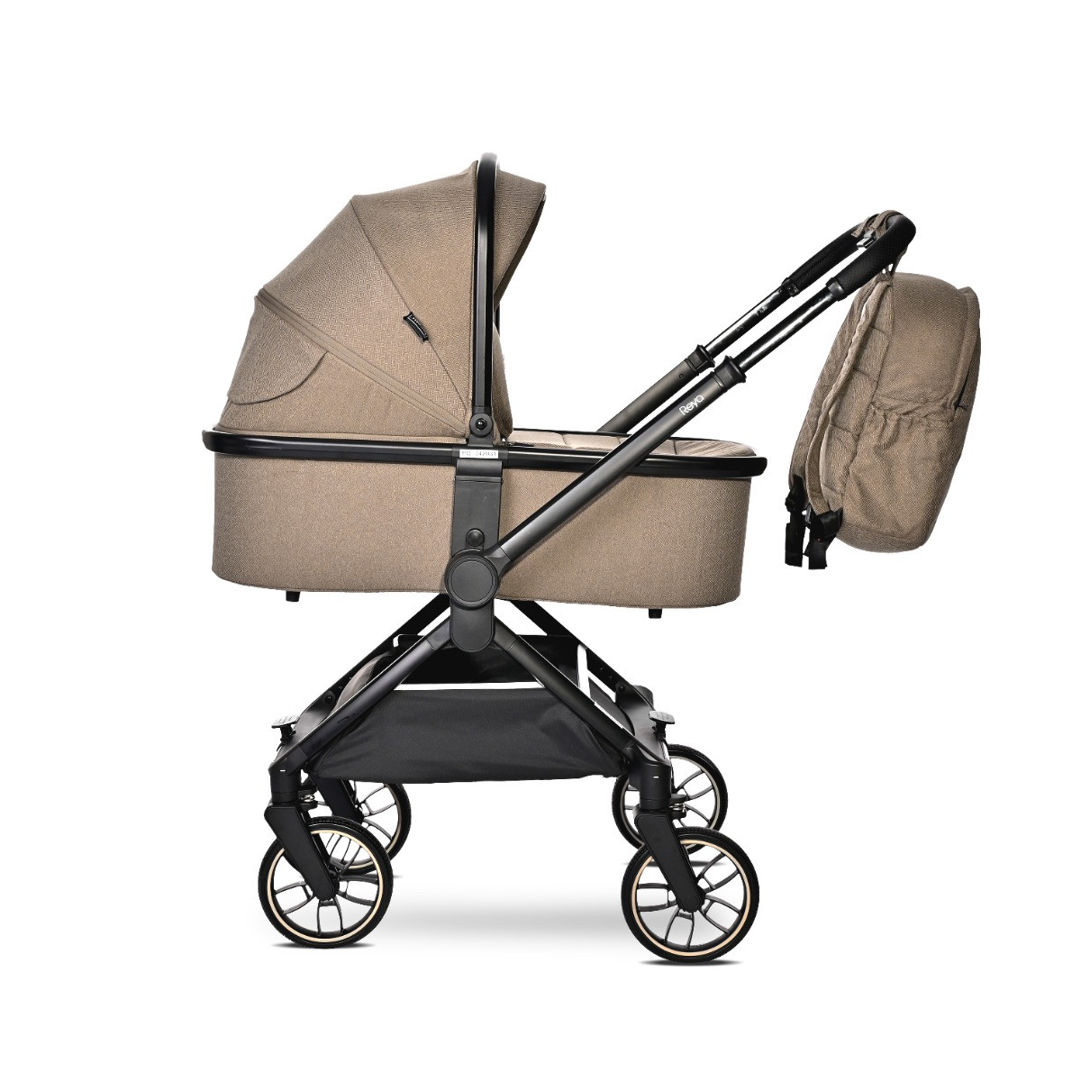 Lorelli Reya Brown 3-in-1 Kinderwagen incl. Autostoel