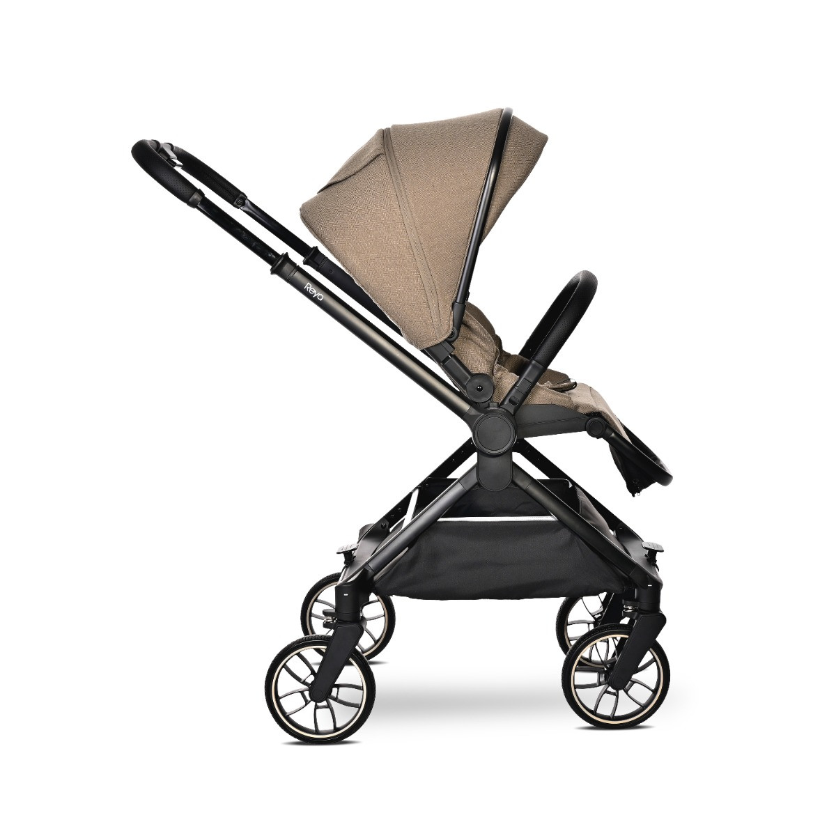Lorelli Reya Brown 3-in-1 Kinderwagen incl. Autostoel