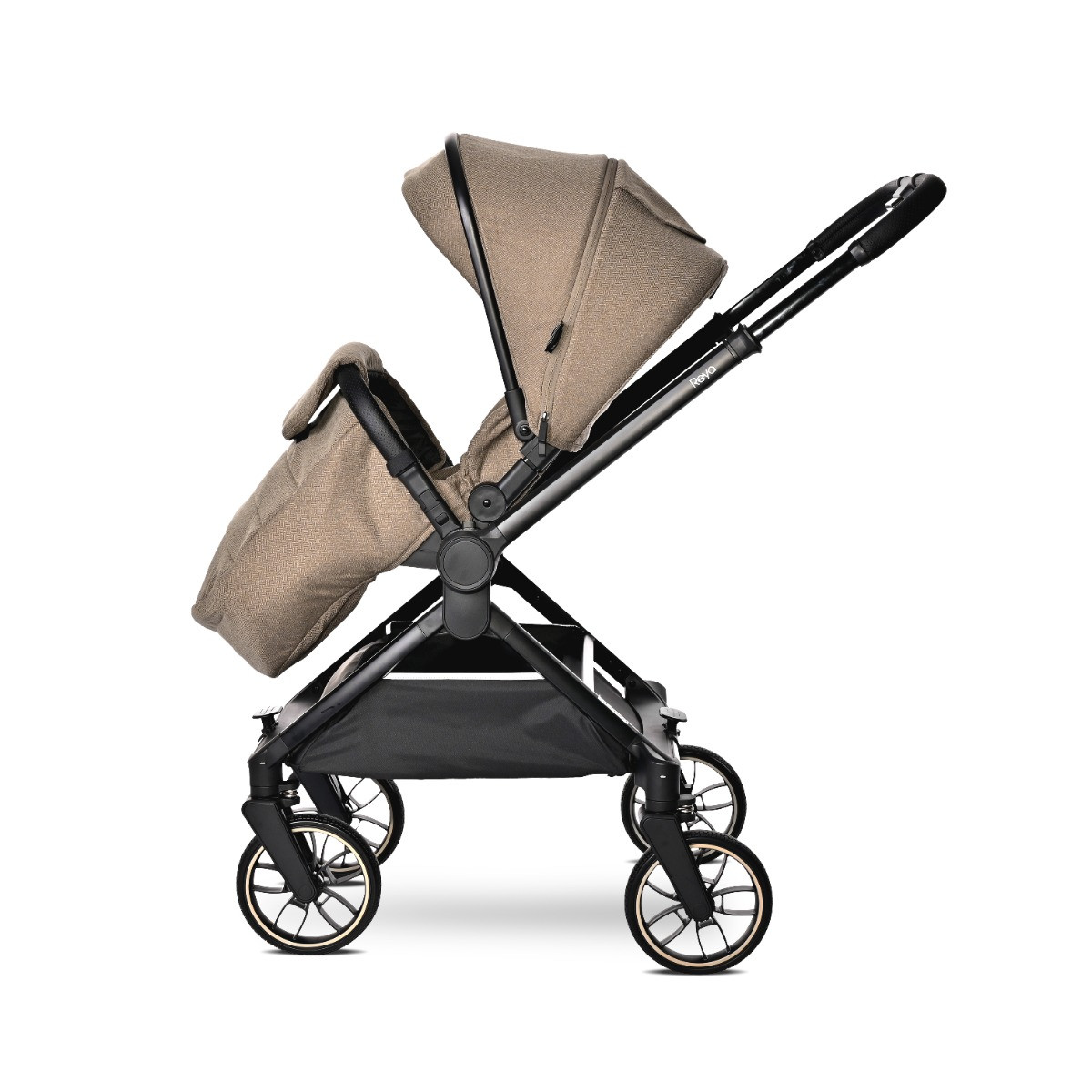 Lorelli Reya Brown 3-in-1 Kinderwagen incl. Autostoel