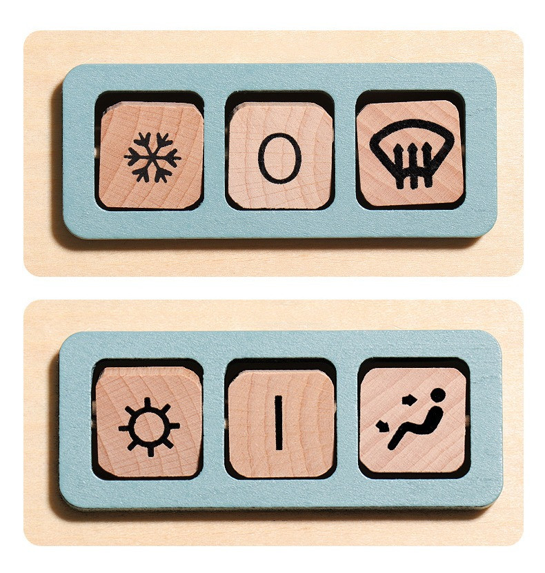 Eco Toys Stuur Houten Activiteitenbord
