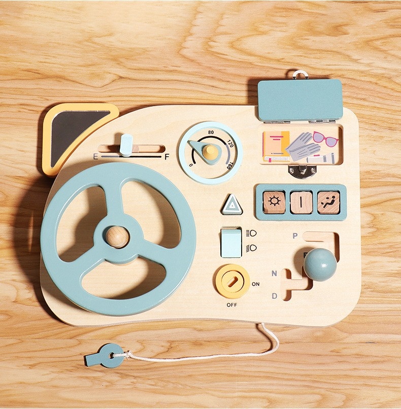 Eco Toys Stuur Houten Activiteitenbord