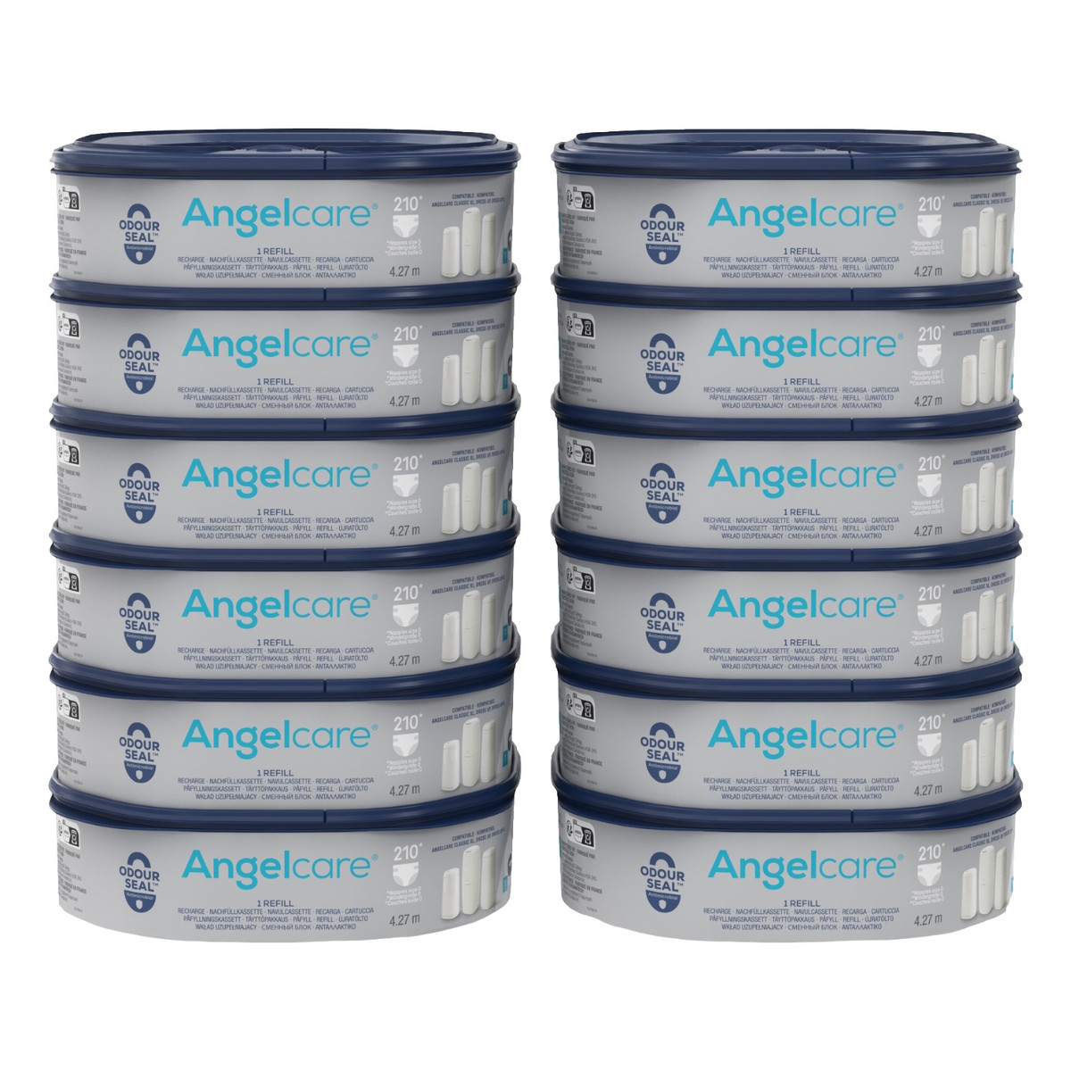 Angelcare Navulcassette 12-pack voor Dress Up en Classic XL