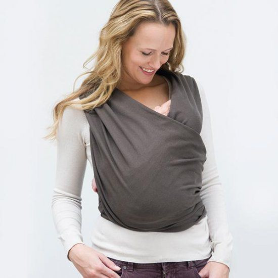 Babylonia Tricot-Slen Organic Moon Mist Grey Draagdoek