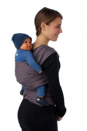 Babylonia Tricot-Slen Cool Moon Mist Grey Draagdoek