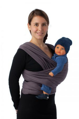 Babylonia Tricot-Slen Cool Moon Mist Grey Draagdoek