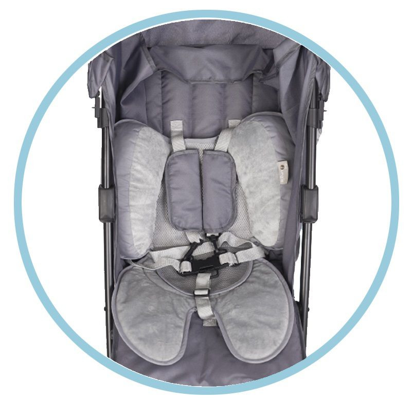 Bo Jungle B-Snooze Taupe 3 in 1 Universeel Kussen