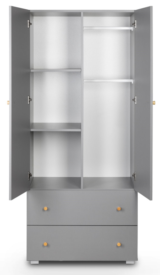 Babykamer Bo: Ledikant, Commode en 2-Deurskast