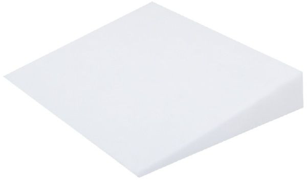 Zaffiro Wit Jersey Klein Hellend Vlak Kussen 40 x 37 x 7 cm