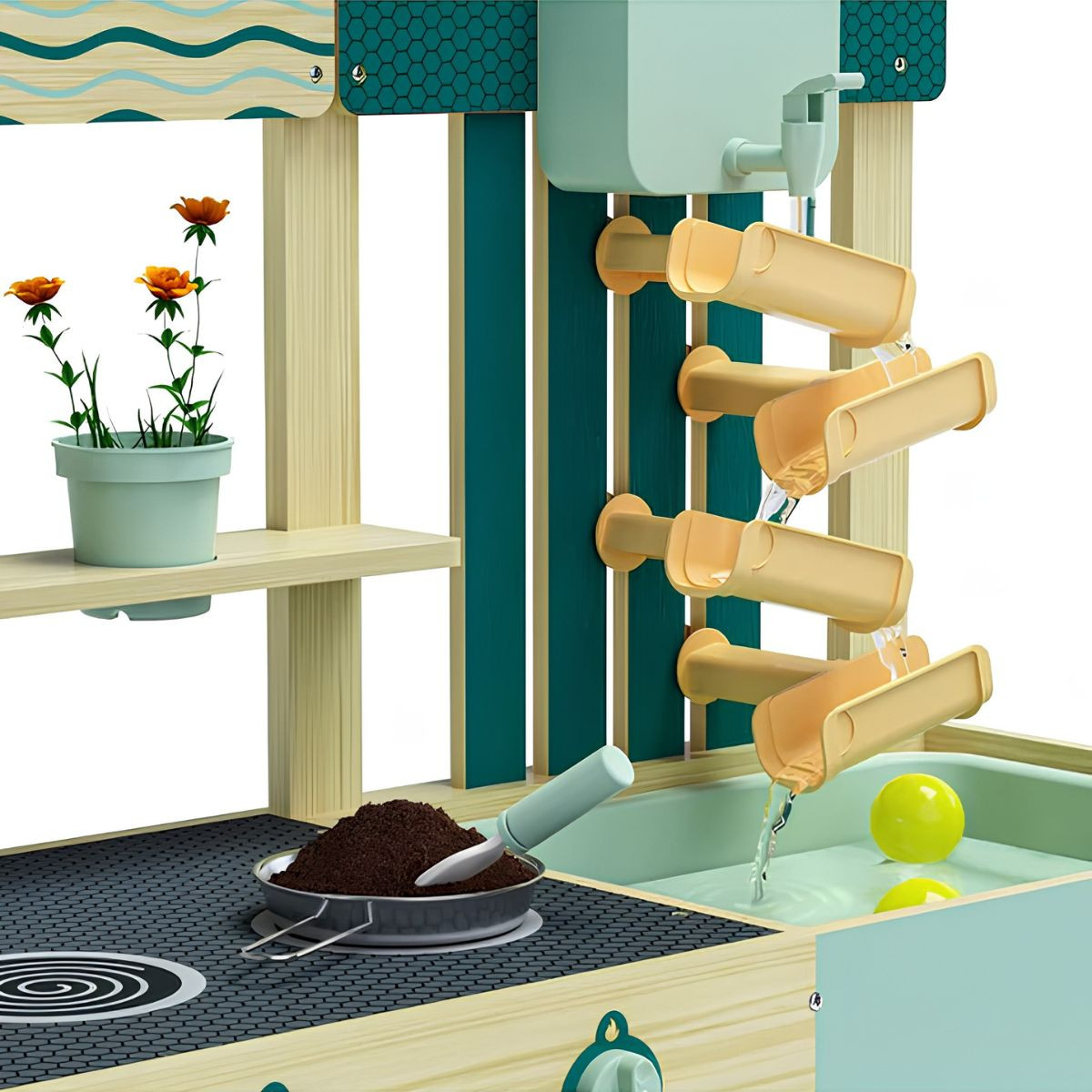 Topbright Houten Modderkeuken
