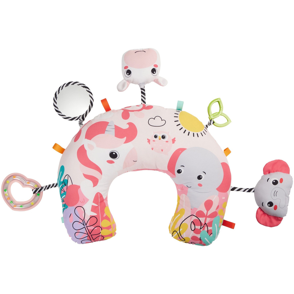 Eco Toys Roze Paard Buiktrainer