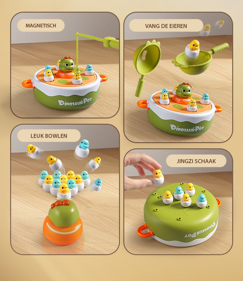 Eco Toys 5-in-1 Dinosaurus Spel Met Geluid