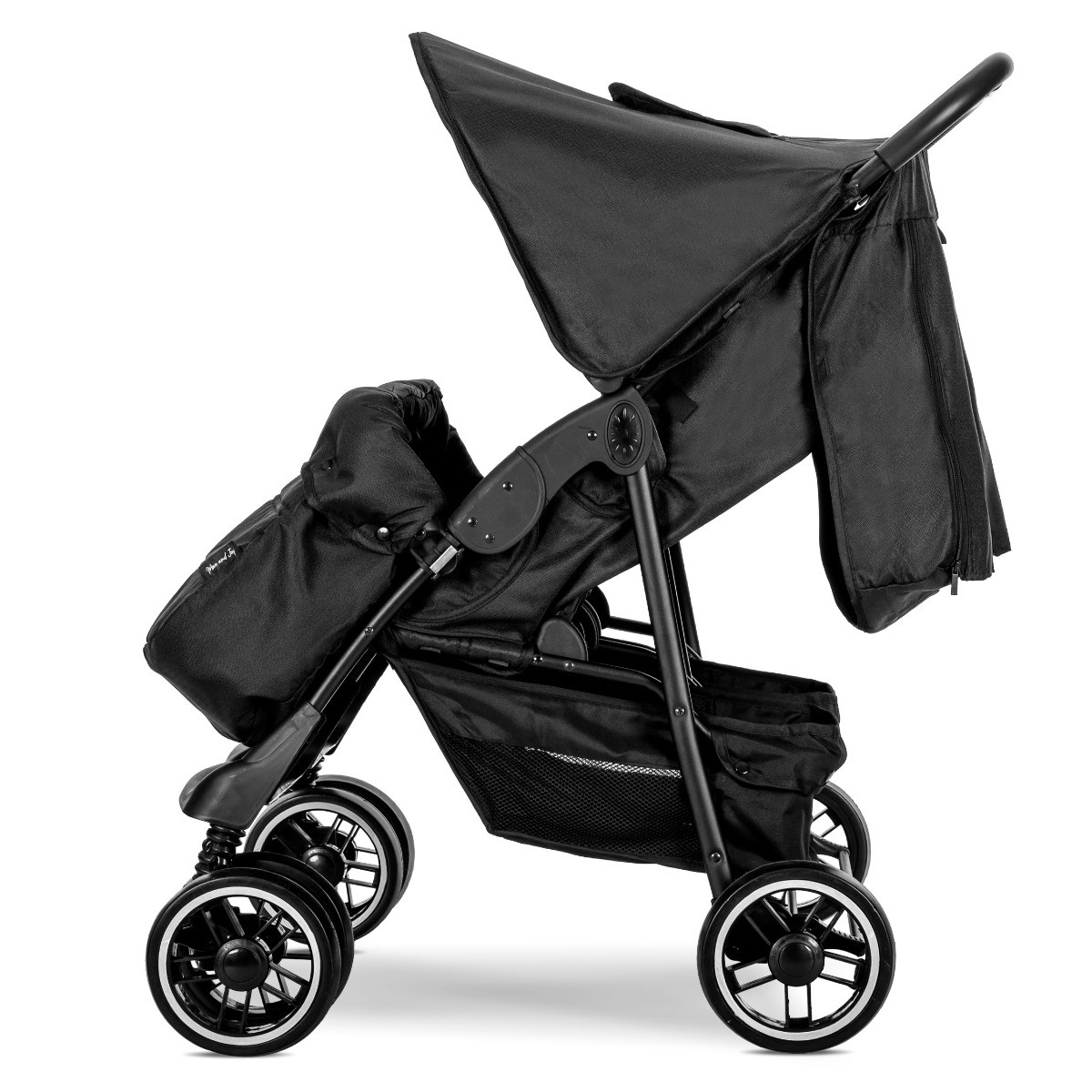 Lorelli Twin Black Duowagen incl. Luiertas