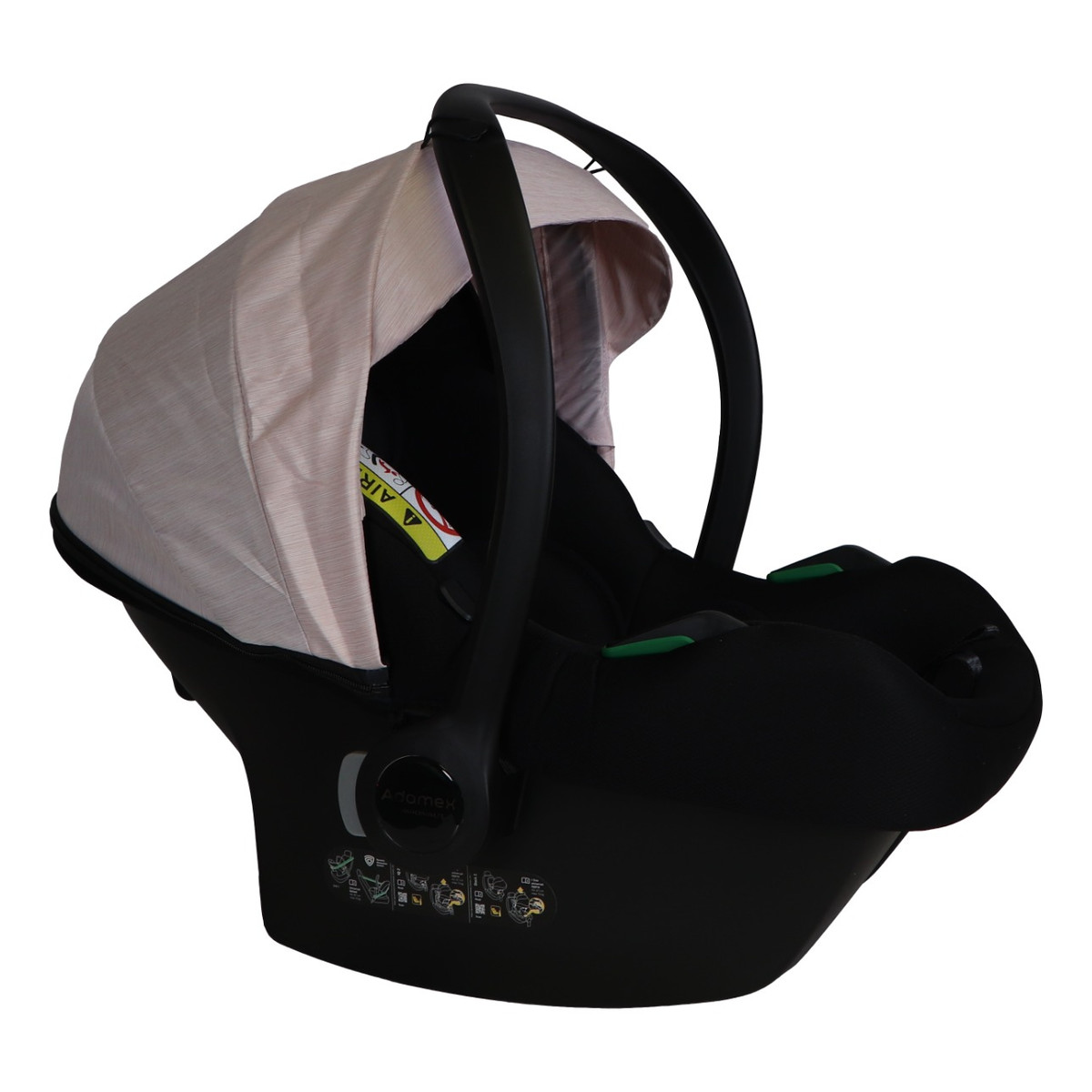 Adamex Belissa Pink/Gold 40-87 cm i-Size Autostoel