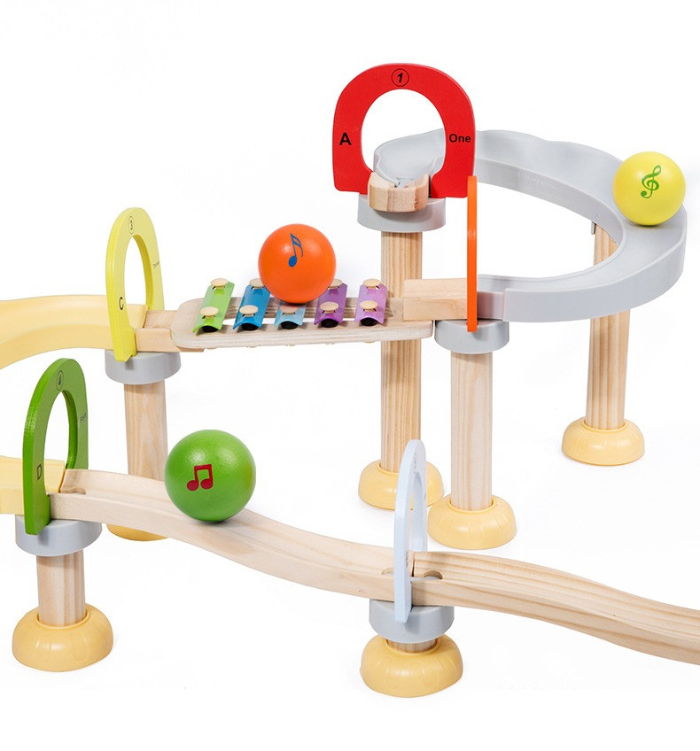 Eco Toys Houten XL Knikkerbaan