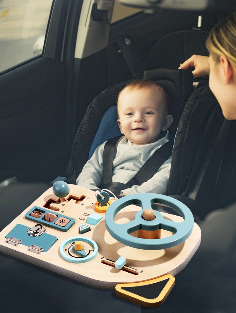 Eco Toys Stuur Houten Activiteitenbord