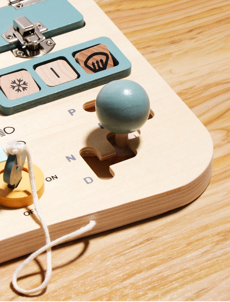 Eco Toys Stuur Houten Activiteitenbord