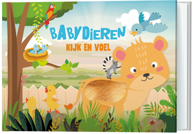 Lantaarn Babydieren Kijk- en Voelboek