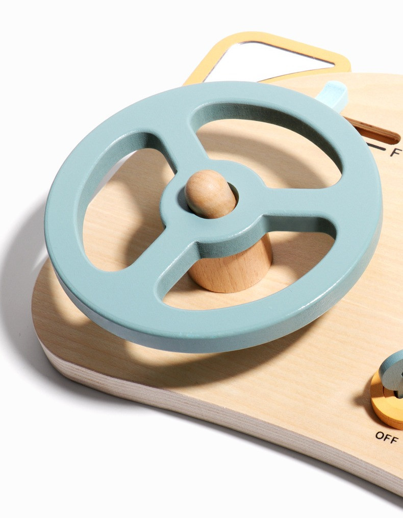 Eco Toys Stuur Houten Activiteitenbord