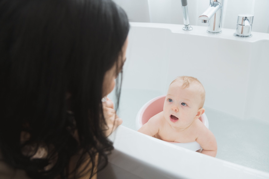 Angelcare Soft-Touch Blauw Badring