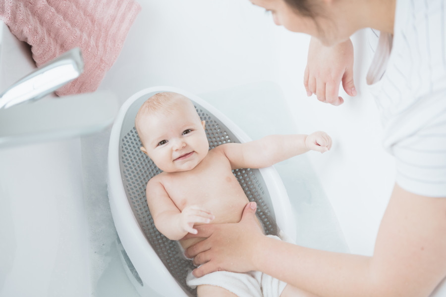 Angelcare Soft-Touch Grijs Badzitje