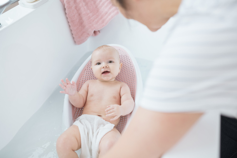 Angelcare Soft-Touch Roze Badzitje