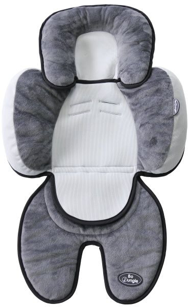 Bo Jungle B-Snooze Grey-Black 3 in 1 Universeel Kussen