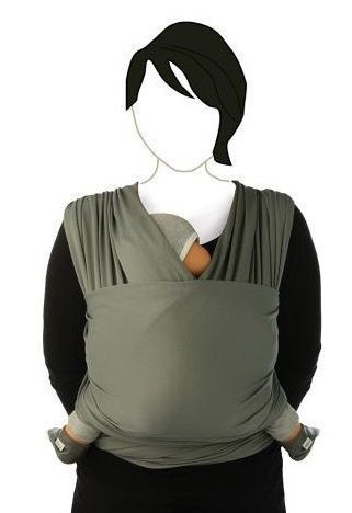 Babylonia Tricot-Slen Cool Moon Mist Grey Draagdoek