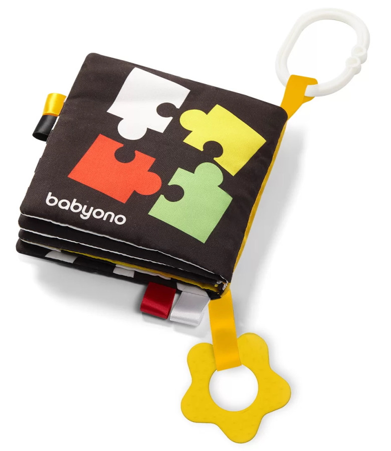 Baby Ono My Contrast Book Zacht Buggyboekje