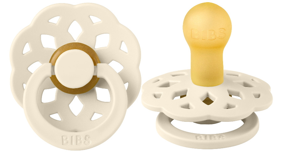 Bibs Boheme Ivory 0-6 mnd Fopspeen