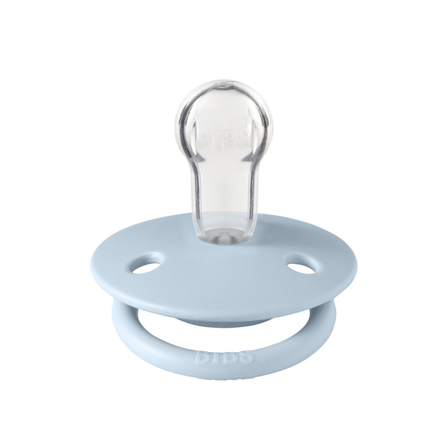 Bibs De Lux Baby Blue Silicone Fopspeen