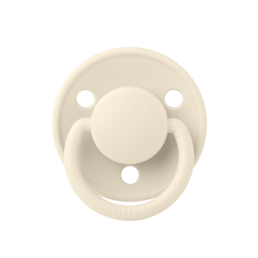 Bibs De Lux Ivory Silicone Fopspeen