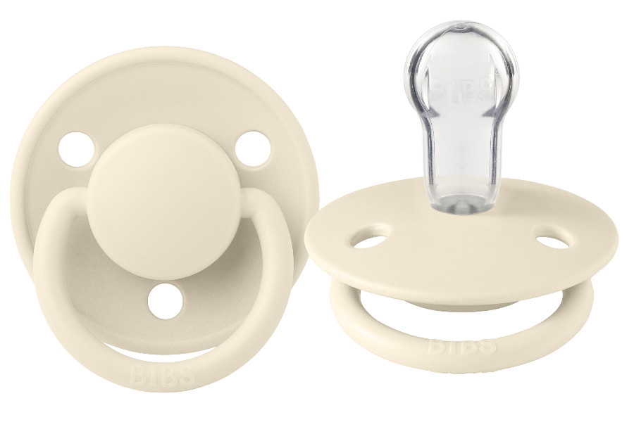 Bibs De Lux Ivory Silicone Fopspeen