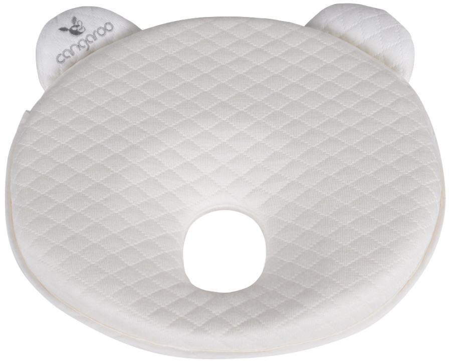 Cangaroo Pooh Wit Ergonomisch Hoofdkussentje