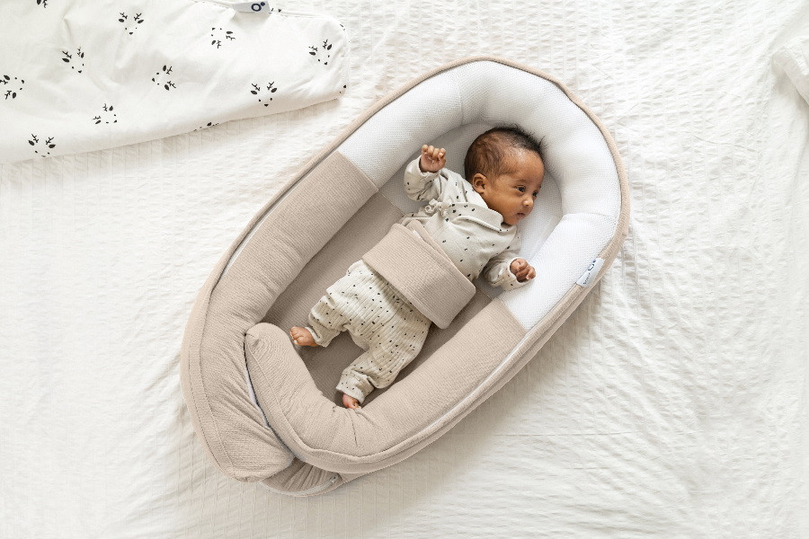 Doomoo Cocoon Tetra Jersey Sand Babynest