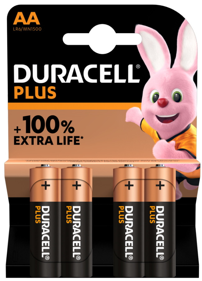 Duracell Plus AA Batterijen