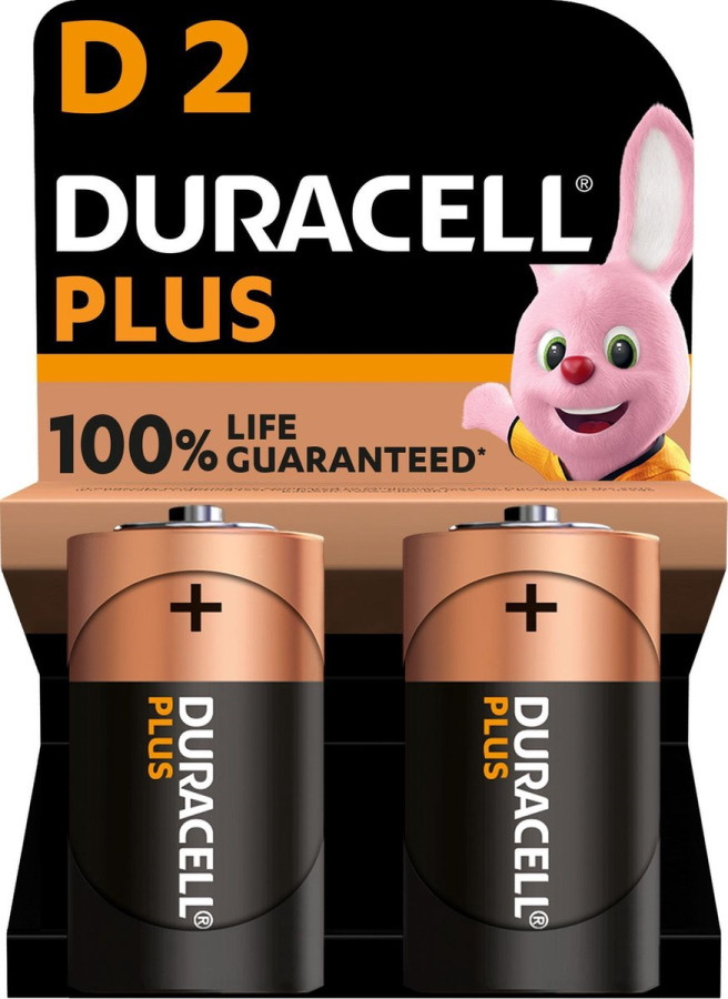 Duracell Plus D Batterijen
