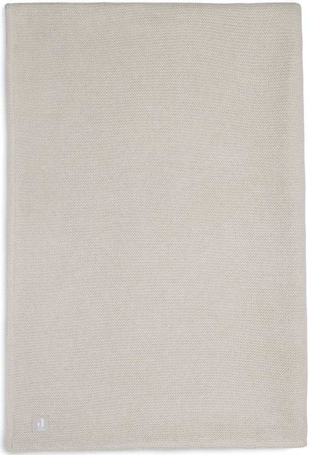 Jollein Basic Knit Nougat / Fleece 100 x 150 cm Ledikantdeken