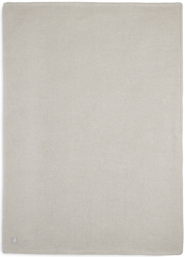 Jollein Basic Knit Nougat / Fleece 100 x 150 cm Ledikantdeken