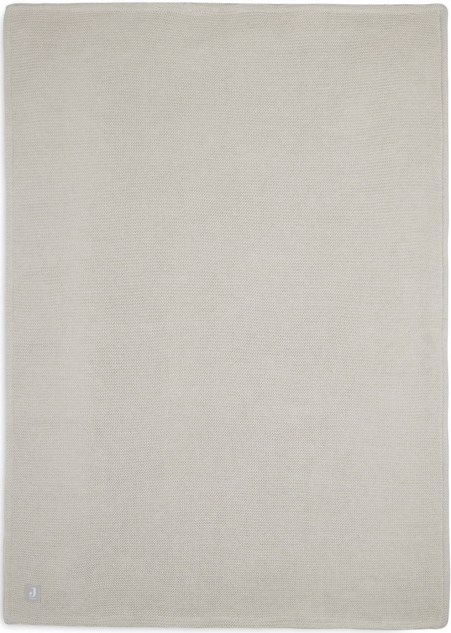 Jollein Basic Knit Nougat / Fleece 75 x 100 cm Wiegdeken