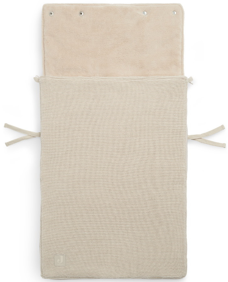 Jollein Basic Knit Nougat 3/5 punts 0-9 Maanden Autostoel Voetenzak