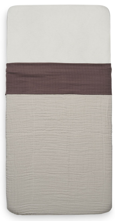 Jollein Wrinkled Cotton Chestnut 75 x 100 cm Wieglaken