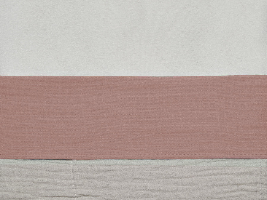 Jollein Wrinkled Cotton Rosewood 75 x 100 cm Wieglaken