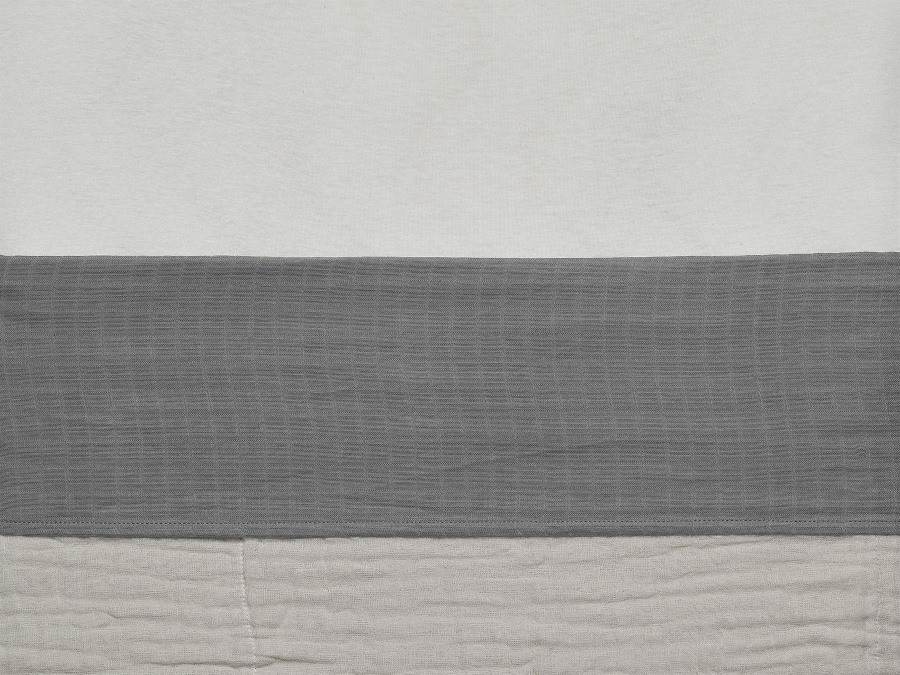 Jollein Wrinkled Cotton Storm Grey 75 x 100 cm Wieglaken